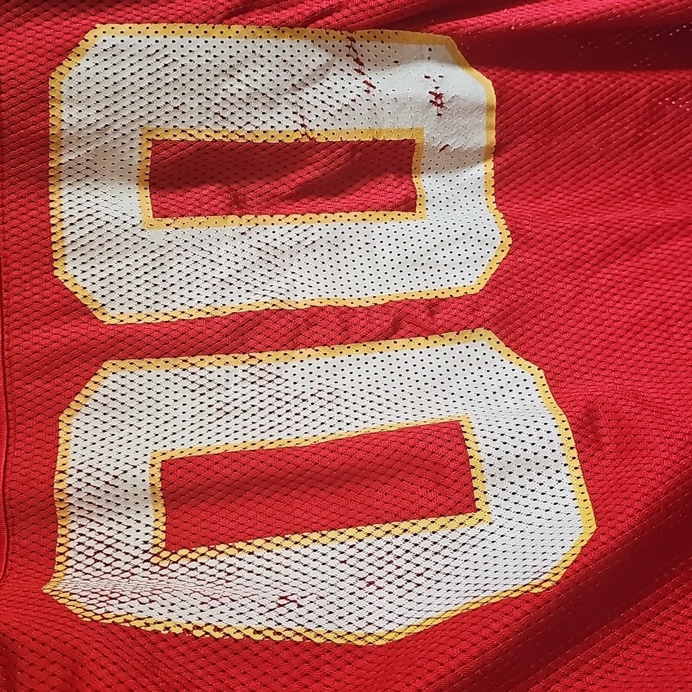 NFL authenic CHIEF JERSEY Red On-Field Jersey with White Logo - Picture 10 of 16